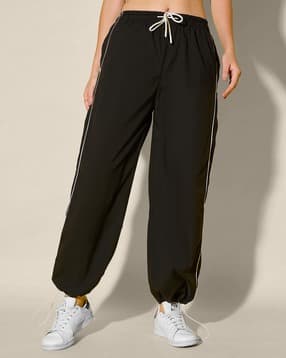 qioa Women Mid-Rise Straight Track Pants-picture-3