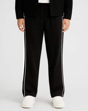 maniac Men Straight Track Pants with Contrast Details-picture-27