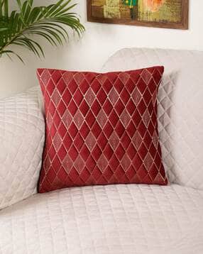 tanlooms  Embroidered Cushion Cover 16" x 16"-picture-29