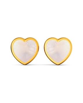 joyalukkas Women Yellow Gold Stone Stud Earrings-picture-43