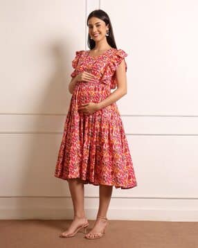 aanyor Women Floral Print Fit & Flare Dress-picture-27