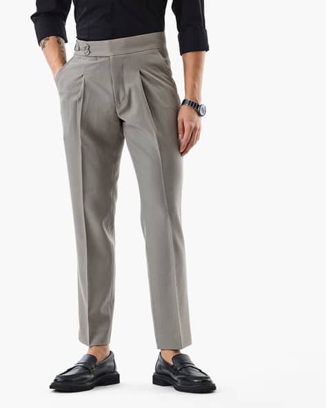 Buy Grey Trousers Pants for Men by SNITCH Online