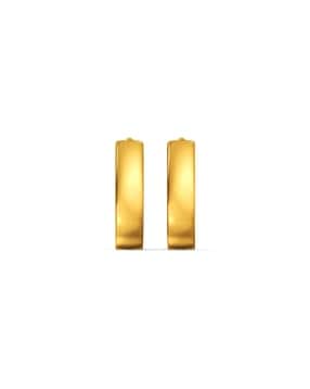 joyalukkas Women Yellow Gold Huggie Earrings-picture-53