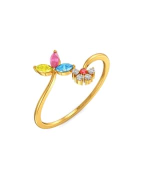 joyalukkas Women Yellow Gold Diamond-Studded Ring-picture-10