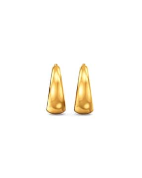 joyalukkas Women Yellow Gold Hoop Earrings-picture-10