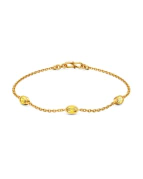 joyalukkas Women Yellow Gold Stone-Studded Bracelet-picture-27