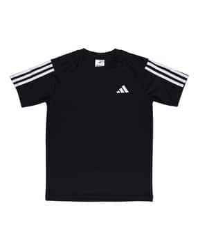 adidas kids Boys Cut & Sew Logo Print Relaxed Fit Polo T-Shirt-picture-10