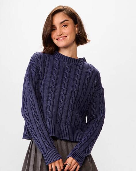 Souled Store Loose Sweaters Online Women Oversized Fit Knitted