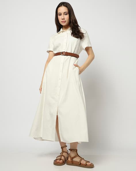 Buy off white Trousers Pants for Women by GAP Online