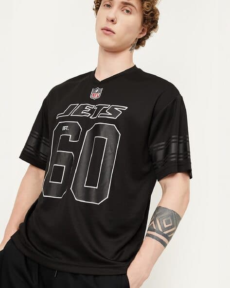 Men Printed Oversized Sports T-Shirt