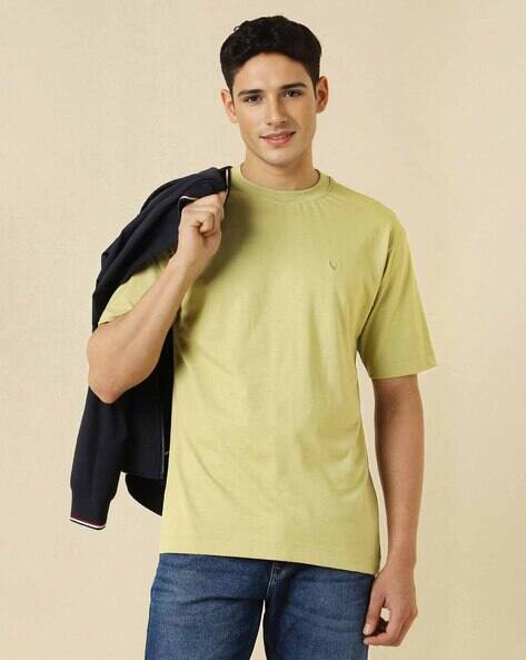 ALLEN SOLLY Men Graphic Print Oversized Fit T-Shirt