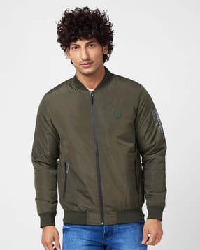 spykar Men Regular Fit Bomber Jacket-picture-13