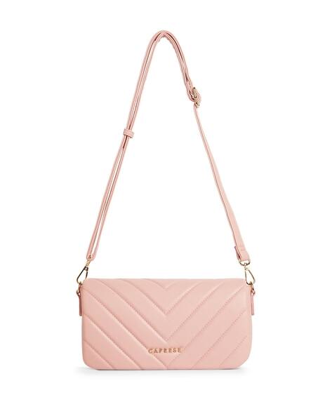 CAPRESE Women Riko Quilted Sling Bag with Adjustable Strap