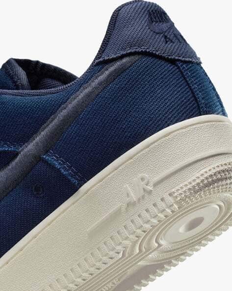 Buy NIKE Men Air Force Lace-Up Sneakers Blue Color Men AJIO LUXE