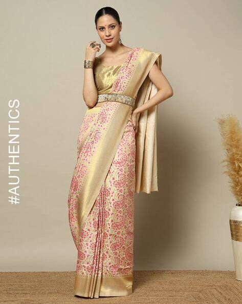 Indie Picks Banarsi Brocade Artsilk Traditional Saree