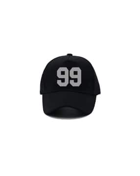 alamos Men Numeric Print Baseball Cap with Adjustable Strap-picture-37