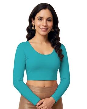 sohot Women Round-Neck Fitted Blouse-picture-28