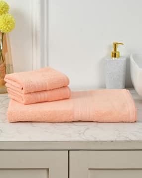 mafatlal Pack of 2 250 GSM Hand Towels with 1 Bath Towel-picture-17