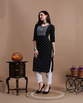 nyrika Women Printed Straight Kurta-picture-39