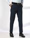 Men Slim Fit Flat-Front Trousers
