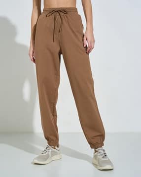ajile by pantaloons Women Cuffed Joggers with Elasticated Waist-picture-13