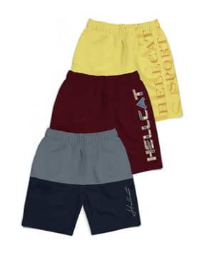 hellcat Boys Regular Fit Graphic Printed Shorts-picture-14