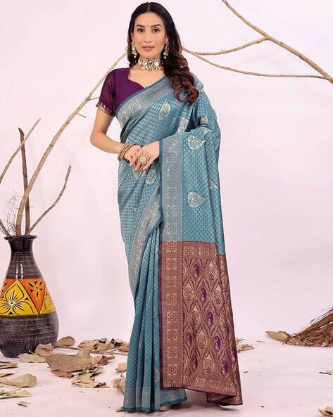 Revangi Women Embellished Banarasi Saree