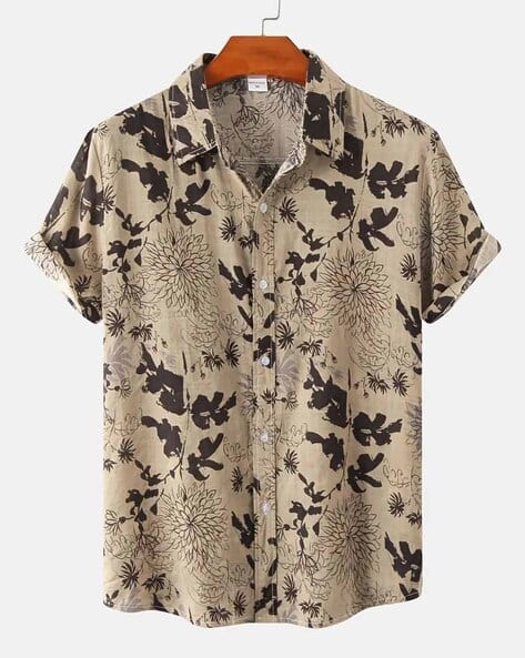 NEONOMAD Men Printed Regular Fit Shirt with Spread Collar