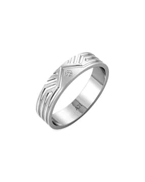 joyalukkas Men Platinum Diamond-Studded Band Ring-picture-45