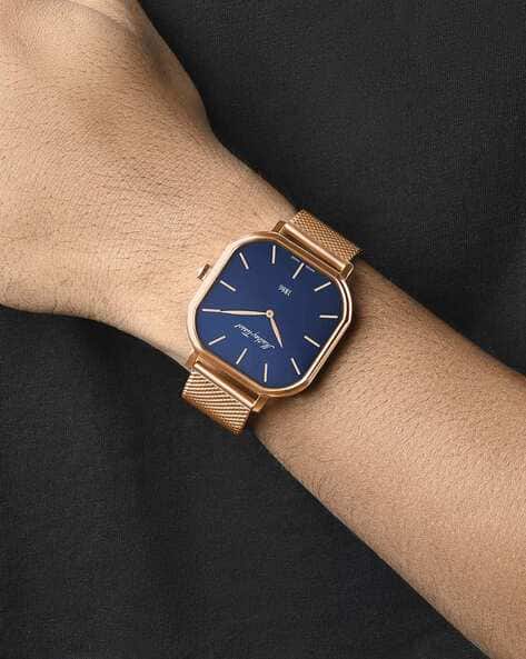 Buy Mathey- Tissot Water-Resistant Analogue Watch-H7917PBU Gold