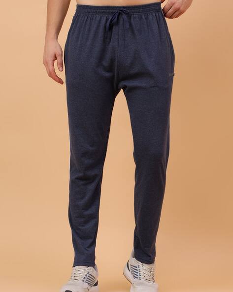 TrybeX Men Straight Track Pants with Drawstring