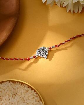giva Men Sterling Silver Ganpati Blessings Rakhi-picture-15