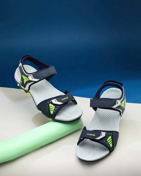 Campus Men Strappy Sandals with Velcro Fatening