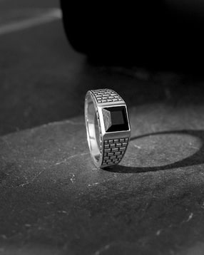 giva Men Sterling Silver Versatile Square Ring-picture-32