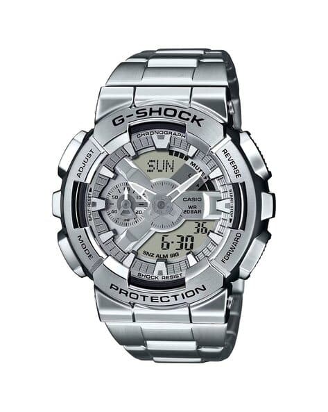 Buy Casio Men G1687 Analogue-Digital Dial Stainless Steel Strap
