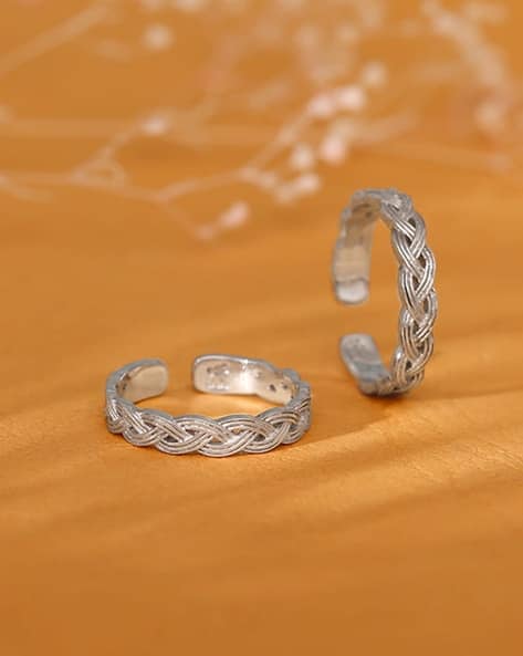 Giva Women Sterling Silver Celtic Tide Toe Rings