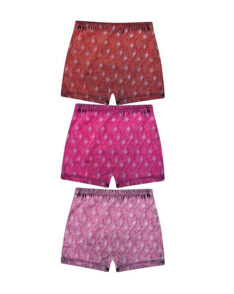 CUMSIN Cotton Bloomers Pack Of 3