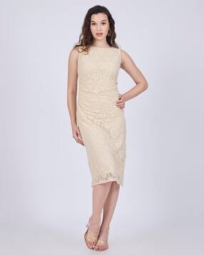Buy GLOBUS Opaque Stretchable Floral Lac... Online | Ajio.com