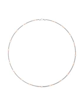 joyalukkas Men Rose Gold & Platinum Chains-picture-16