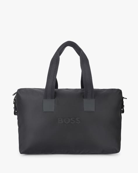 Contrast Logo Detachable Strap Hold-All Bag