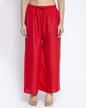 daive Women Palazzos with Drawstring Waist-picture-27