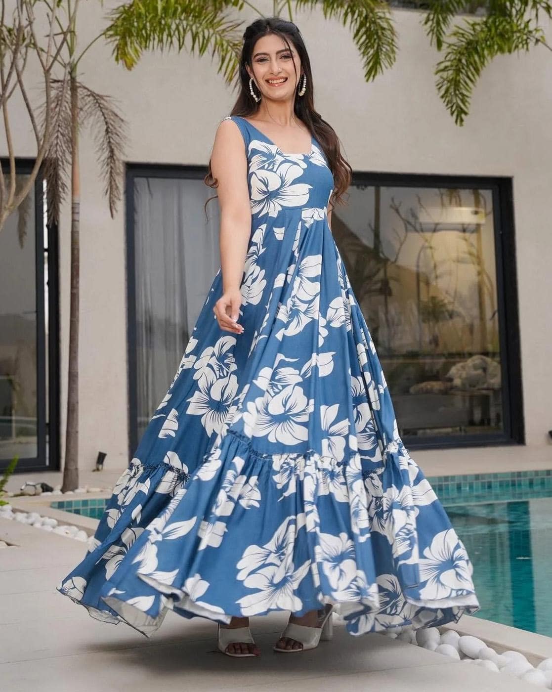 Red Dress Maxi Dress Website Long Frock Pink Ethnic Evening Dresses Buy  Blue Dresses Gowns For Women By SVARAA Online