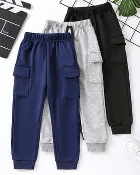 Pack of 3 Boys Relaxed Fit Cargo Pants