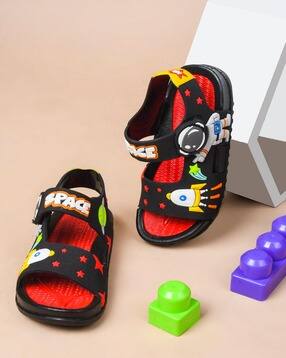 kats Boys Colourblock Slip-On Sandals with Velcro Fastening -picture-20