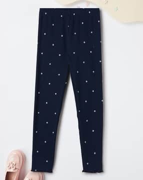 Girls Printed Ankle Length Leggings