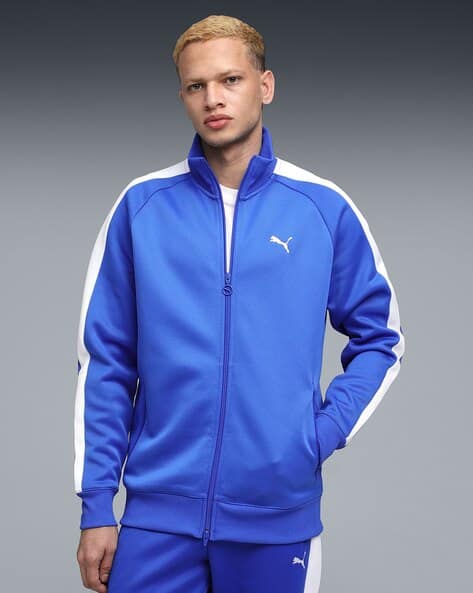 Men Regular Fit Track Jacket