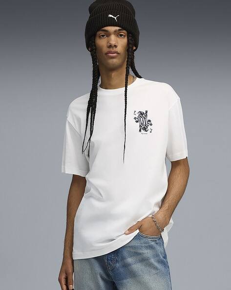 Puma Men House of Graphics  Relaxed Fit Cotton Tee