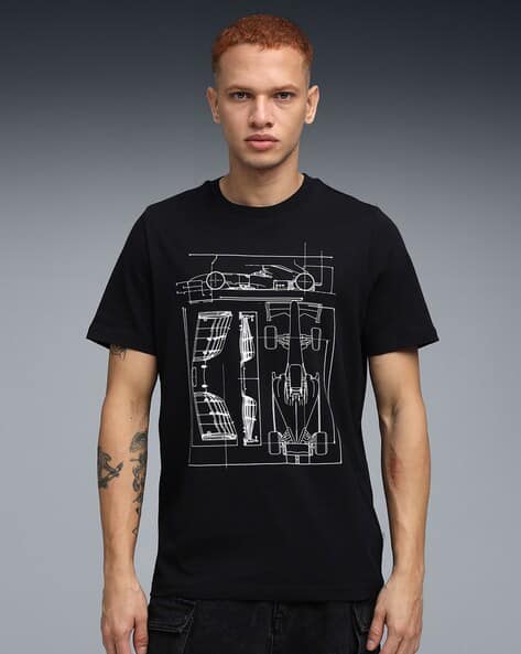 Puma Ferrari Sportswear Men’s Graphic Cotton Tee