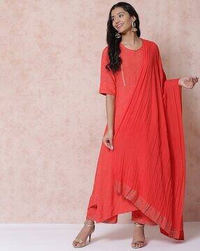 rangriti Women Dupatta with Embellished Border-picture-28