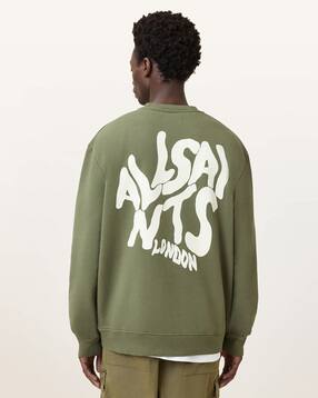 all saints Orlando Regular Fit Crew-Neck Sweatshirt-picture-10